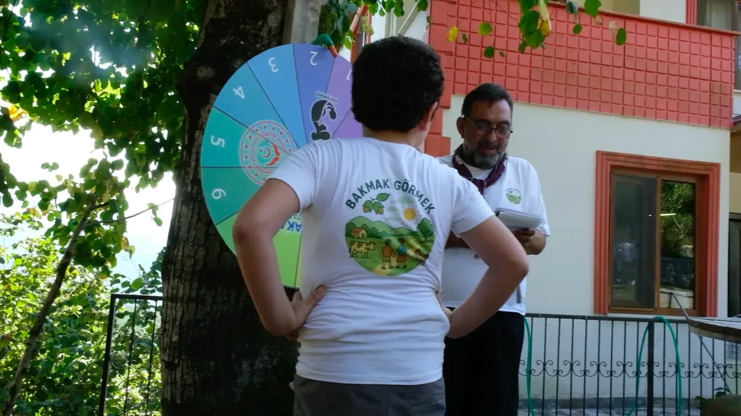 Çarkıfelek başında bilgi yarışması